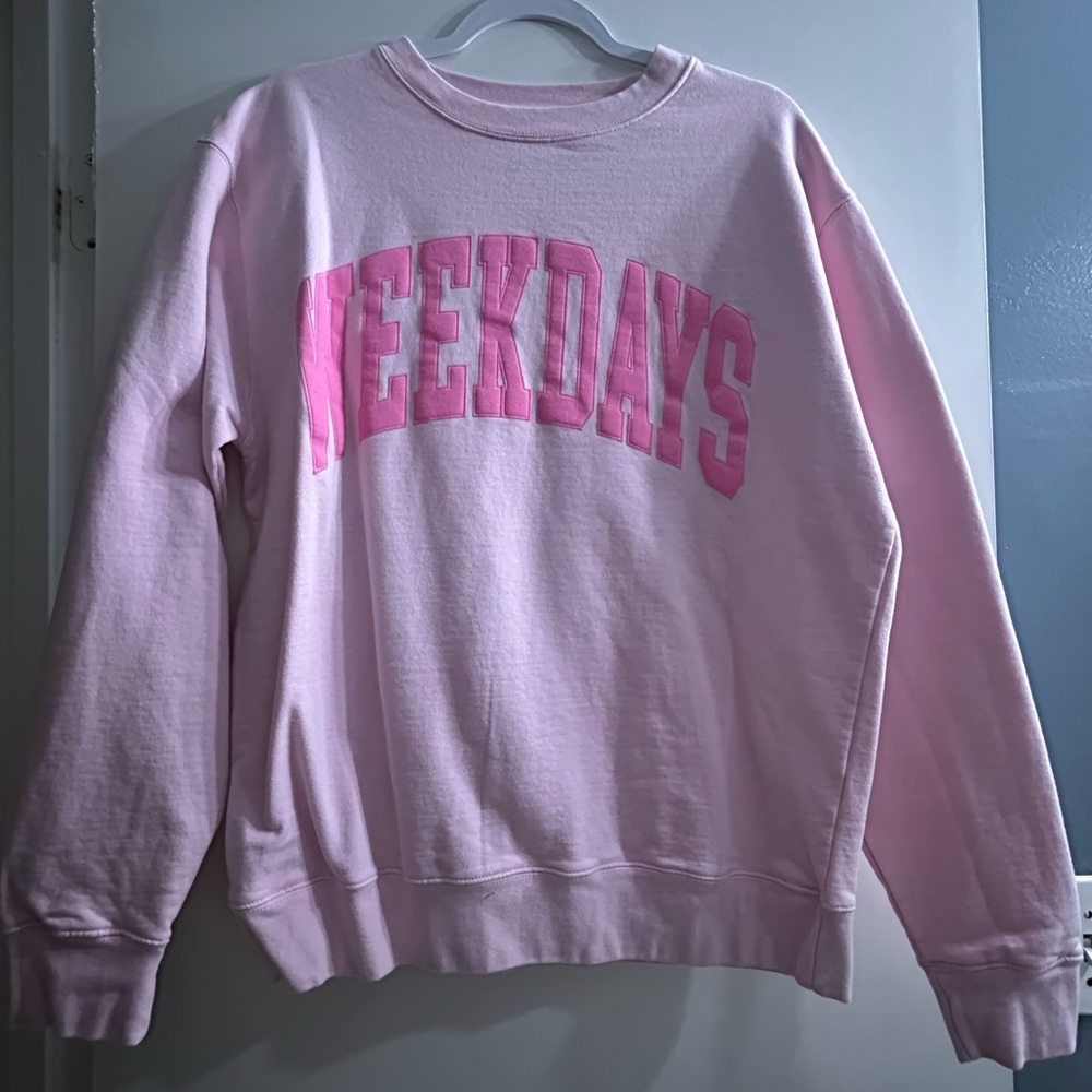 Pink Weekdays Women's Sweater